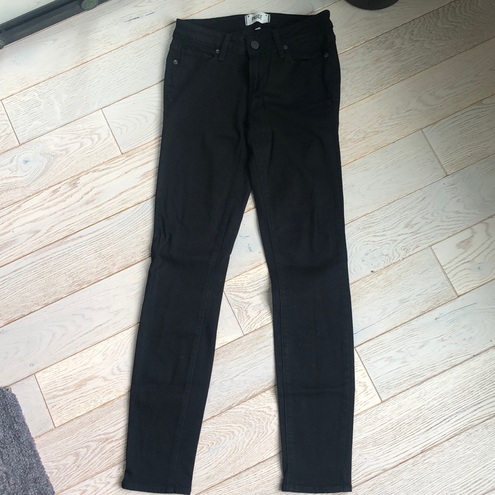Paige ultra skinny black verdugo jeans